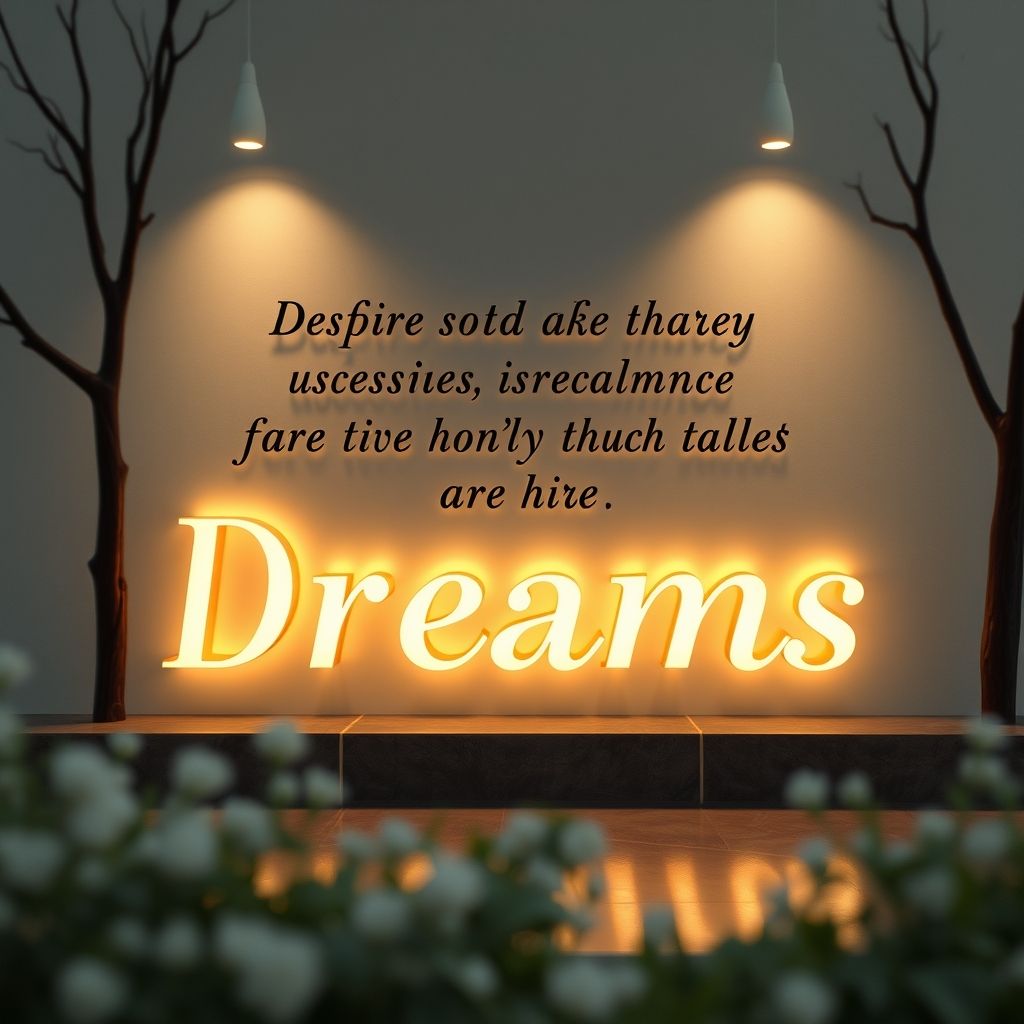 คำพูดที่จุดประกายความฝัน